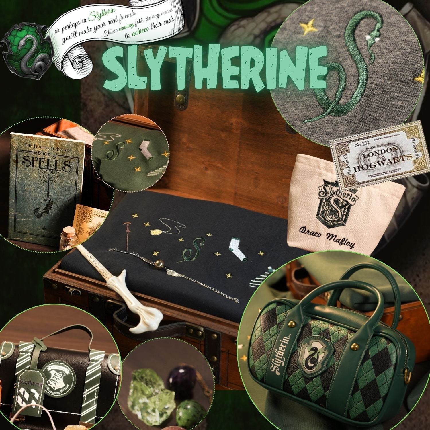 Set nhập học nhà rắn - thích gì chọn nấy