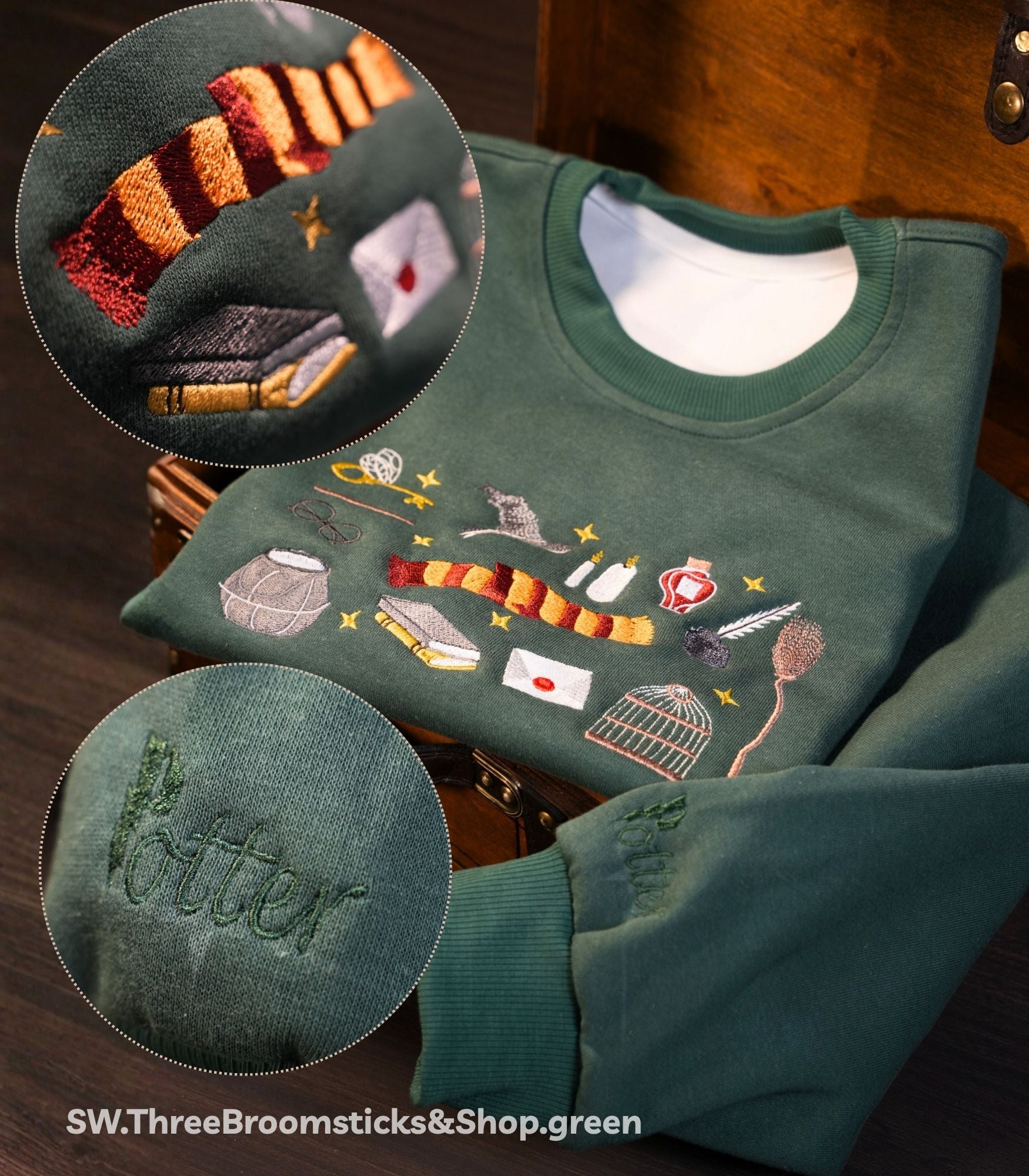 Sweater Rương của Hary SW_MG_Chillhood_Harrycoffer nỉ bông 100% cotton