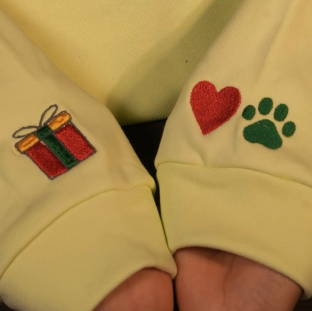 Áo Meowwy Christmas – Phiên bản Mèo Đen Giáng Sinh, tặng hình thêu cá nhân trên tay áo 🎄