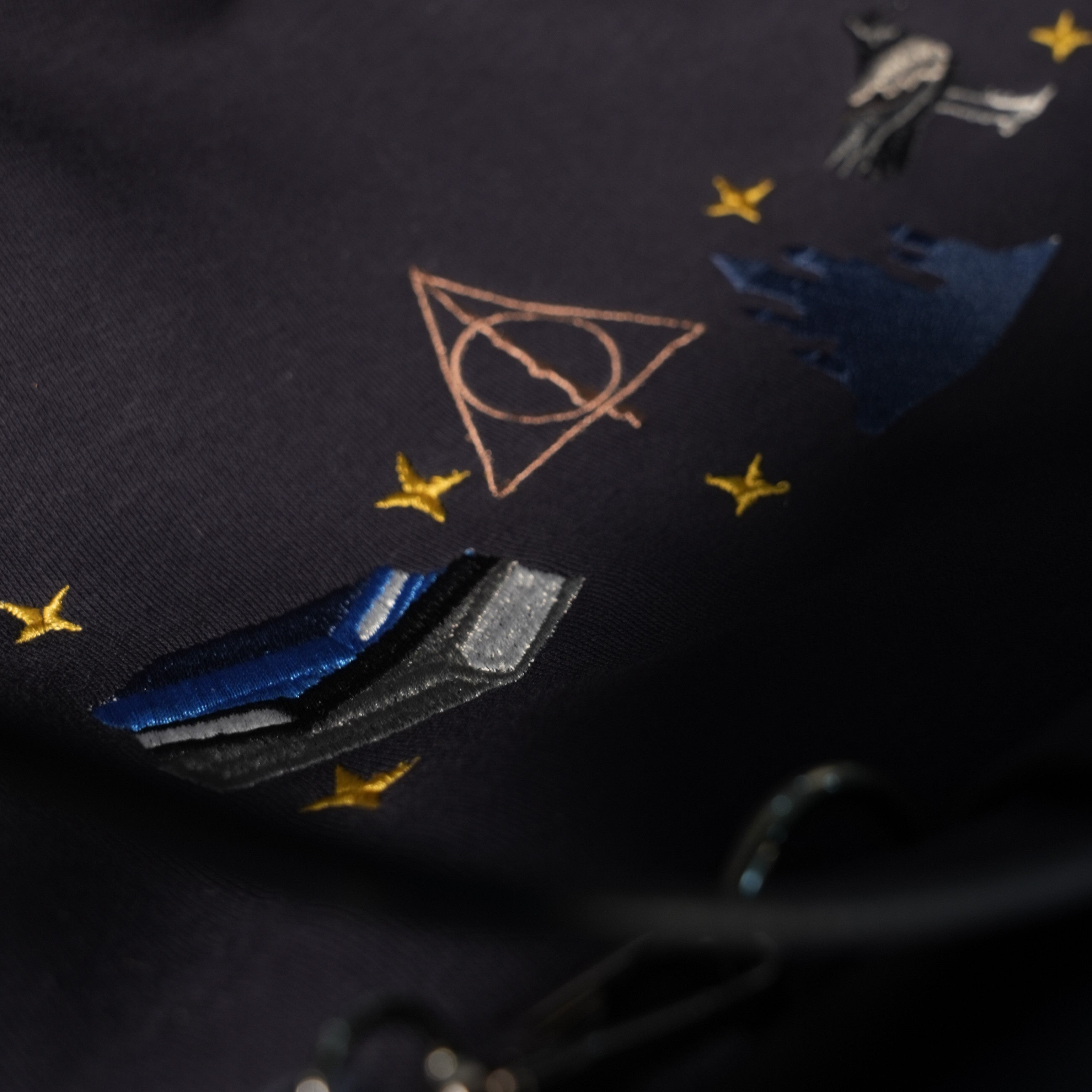 Bộ Quà Tặng Phép Thuật – Nhà Đại Bàng 3 món (Hoodie Navy,Túi bút, Bí phép thuật)